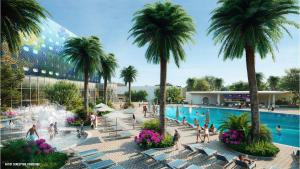 奥兰多Universal's Stella Nova Resort的 ⁇ 染度假村的游泳池