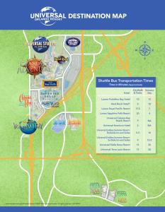 奥兰多Universal's Stella Nova Resort的最终的 ⁇ 游目的地地图