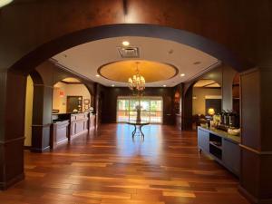 阿森斯雅典江山套房酒店的房屋内带拱门的大厨房