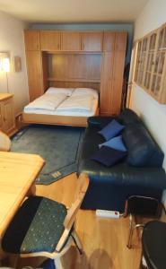 萨尔巴赫Casa Alpina Relax - include Jokercard - only summer的客房设有床、沙发和桌子。