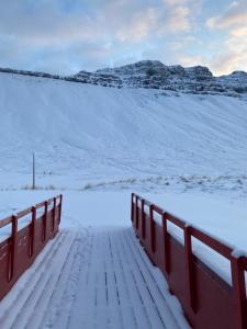 冬天的Kirkjufell Guesthouse and Apartments