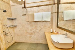 阿姆波尔GERANIUM HAVEN的一间带水槽和淋浴的浴室