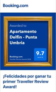 蓬塔翁布里亚Apartamento Delfin - Punta Umbria的一张画面的画面