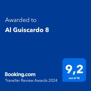 巴里Al Guiscardo 8的蓝屏,给危地马拉旅行者评审奖