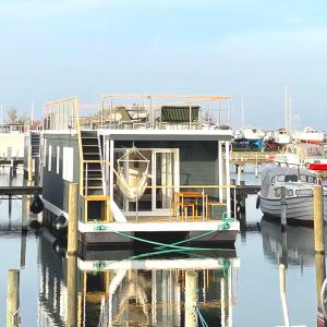 Hausboot Bruntje mit Dachterrasse in Kragenæs auf Lolland/DK平面图