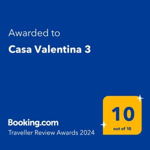 佩鲁贾Casa Valentina 3的黄色方形,文本被授予casa valentina