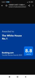 BrufutThe White House No.1的一部电话上白色房子网站的截图