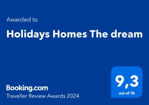 圣安吉洛Holidays Homes The dream的读出假期的蓝色标志,使梦想成真