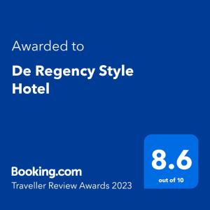 雷迪奇De Regency Style Hotel的频率风格的屏幕截图