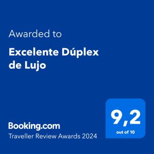 穆尔西亚Excelente Dúplex de Lujo的给学术研究专家的文本的手机截图