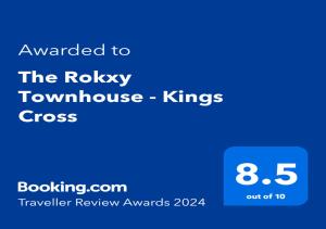 伦敦The Rokxy Townhouse - Kings Cross的罗克斯伯里联排别墅的屏幕截图Kings交叉应用程序