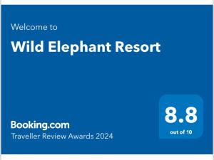 卡拉瓦提亚尔Wild Elephant Resort的野象度假村网站的图片