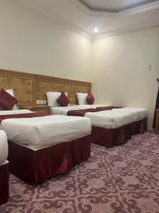 فندق سناء الفضي -التيسير-客房内的一张或多张床位