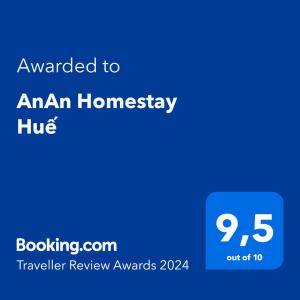 顺化AnAn Homestay Huế的人类同质集束的截图