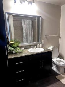 Comfortable Apartment in Dallas的一间浴室