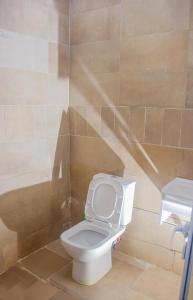 拉各斯MORADA HOTELS LTD的一间带卫生间和水槽的浴室