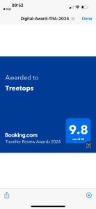 科尔雷恩Treetops的升级到老虎网站的屏幕