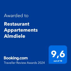 奇勒谷地哈特Restaurant Appartements Almdiele的发给居民申请者的蓝色标牌
