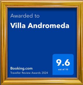 雷阿尔蒙特Villa Andromeda apartments的被授予别墅羚羊的图片框架