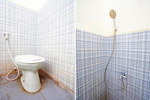 Tambak-kidulOYO 91583 D’cost Green Syariah的一间带卫生间和淋浴的浴室