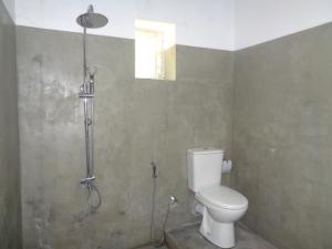 陶尔佩Green Valley Home stay的一间带卫生间和淋浴的浴室