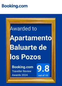 卡塞雷斯Apartamento Baluarte de los Pozos的阿根廷航空公司拉斯波加斯的框架标志