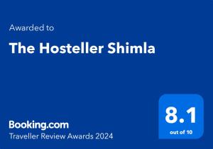 西姆拉The Hosteller Shimla的带有文本升级到