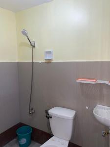 丹辘Jow's Place的一间带卫生间和水槽的浴室