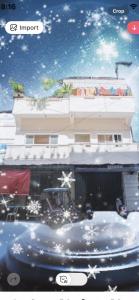 奥萨米斯The Peacock Oasis的一张建筑的图片,上面有圣诞装饰