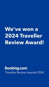 格拉玛多Família Cavalli的蓝标,表示我们赢得了旅行者评审奖