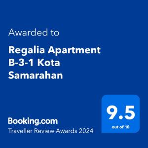 Kota SamarahanRegalia Apartment B-3-1 Kota Samarahan的给Nepal约会的文本的手机的截图b