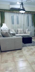 卢克索Karnak Flats的客厅配有两张沙发和一张沙发