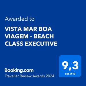累西腓VISTA MAR BOA VIAGEM - BEACH CLASS EXECUTIVE的视图 Marbia vzlez 海滩级执行文本框的截图