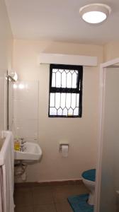 内罗毕3 Bedroom at Nyayo Gate D Estate Embakasi的一间带水槽和卫生间的浴室以及窗户。
