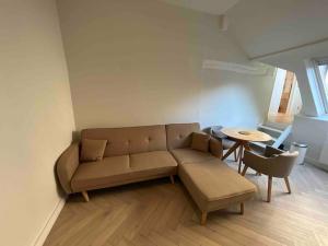 鲁昂Rouen hypercentre appartement T2的客厅配有沙发和桌子