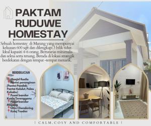 马兰Paktam Ruduwe Homestay的家中卧室杂志广告