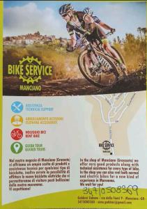 曼恰诺L'ANGOLINO, Casale vita nova的城市自行车服务传单