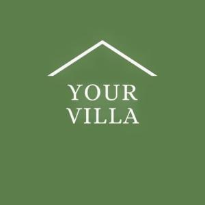 干尼亚Your-Villa, Villas in Crete的写着别墅字的房屋画