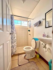 马那瓜Hidden Gem的一间带卫生间和水槽的浴室