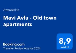 安塔利亚Mavi Avlu - Old town apartments的一张新阿玉阿玉老城公寓的图片