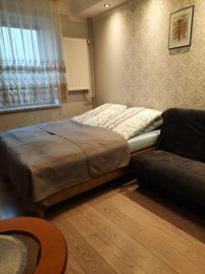 米兹多洛杰Willa Kamako的客房内的床和沙发
