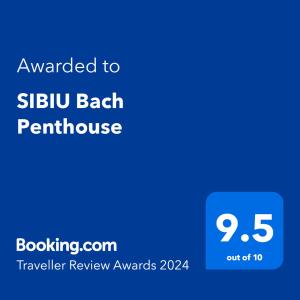 锡比乌SIBIU Bach Penthouse的手机的屏幕,带有想要用线来 ⁇ 擦铅笔刀的文字