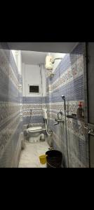 德奥加尔MAA MANSHA GUEST HOUSE的一间带卫生间和水槽的浴室