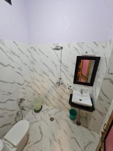 斋沙默尔哈维里皇家酒店的一间带卫生间和水槽的浴室