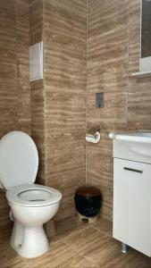 基尔科沃БЯЛАТА КЪЩА的一间带卫生间和水槽的浴室
