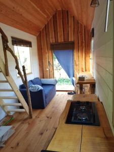 Tiny house du bonheur的休息区