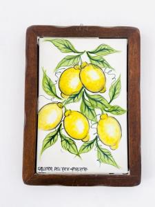 阿纳卡普里Casa Pippo 2的柠檬树叶画