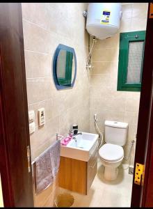 Furnished Chalet Apartment at La Hacienda Ras Sedr的一间浴室
