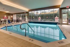 格伦艾伦Drury Plaza Hotel Richmond的酒店大堂的大型游泳池