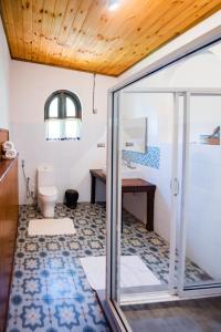 康提Shenandoah Kandy的一间带卫生间和水槽的浴室